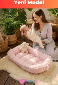 Resim Bebek Pembesi Premium Yenidoğan Bebek Destek Minderi – Ergonomik, Anti-Alerjik, Ultra Yumuşak Bebek Uyku ve Dinlenme Yatağı 