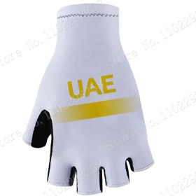 Resim Liangduo Shop No.4 Stili M Boyutu Bae Takımı Bisiklet Eldiveni Beyaz Bisiklet Yarım Parmak Eldiven Bir Çift Boyut M-Xl Gant Cyclisme (Yurt Dışından) 