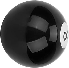 Resim Siyah Bilardo Dişli Vardiyası Düğmesi, Akrilik Otomobil Kolu Kalıplı M8 X 1.25, M10 X 1.25, M10 X 1.5 Vidalı Eklemler Ile Evrensel Otomobiller Için 
