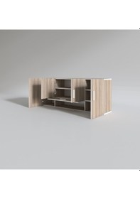 Resim Kenzlife hazır mutfak acus22 crd 060*150*22 mutfak banyo dolabı kapaklı raflı 