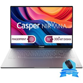 Resim Casper Nirvana S100 300NIT İ7-13620H 32GB DDR5 RAM 500GB SSD W11H Kablolu Mouse S100.1362-DV00A-G-F-KM35S 