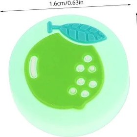 Resim Uonlytech 4 Adet Switch Kontrolcüleri için Tasarımlı Silikon Thumbstick Kapakları Karanlıkta Parlayan Joystick Korumaları Oyun Aksesuarları için Eğlenceli Kavrama 