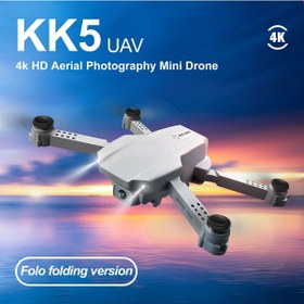 Resim Gajeena Kk5 Mini Katlanabilir Drone: 4k Kameralı, Kuvvetli Gövde, Kolay Kontrol, 15 Dakika Uçuş Süresi 