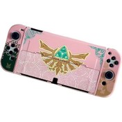 Resim Jzcat Nintendo Switch Oled Kılıf Oyun Temalı Bölünmüş Kılıf-oz86 