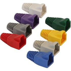 Resim Rj45 Kılıf Cat5 Renkli Koruyucu Network Boot 25 Adet Papuç 