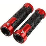 Resim Tongdashop Yamaha Mt09 Mt07 Mt10 Mt03 Motorcycle Grips Kırmızı Moto Grip Nonslip Dayanıklı 