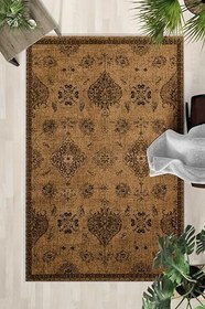 Resim Monnhein Yıkanabilir Halı ve Yolluk - Kaymaz Tabanlı Salon Halısı, Mutfak Halısı, Modern Dijital Baskı Tasarım (0487) 