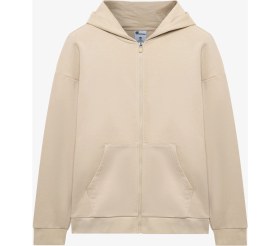 Resim Skechers M Essential Full Zip Hoodie Sweatshirt Erkek Gri Sweatshirt S242112-013 