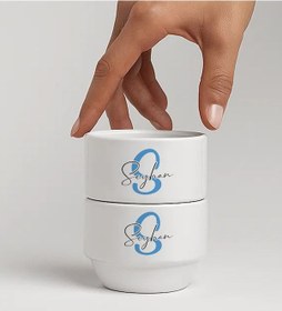 Resim Bk Gift Kişiye Özel İsimli 2li Çerezlik Kase-13 Yeni Ev Hediyesi Önerileri, Misafir Sunum Ürünü, Çay Yanı Kase Kobitmeyencom34798 Bk Gift 