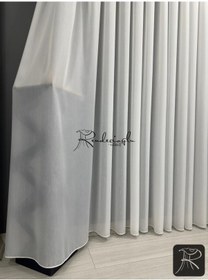 Resim Tül Perde Düz Tül Perde Armür Sade Tül Ekru 
