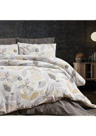 Resim Çift Kişilik Çarşaflı Nevresim Takımı Pamuklu 4 Parça Desenli Sonbahar Sonbahar 
