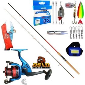 Resim 3000 270cm 10-35gr Remixon Red Zoom Karbon Turna Spin Olta Takımı Seti 