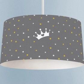 Resim Talia Home Yıldızlı Taç Desenli Çocuk Odası Sarkıt Avize 