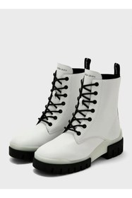 Resim Calvin Klein COMBAT MID LACEUP TR Kadın Beyaz Bot 