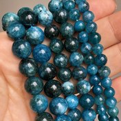 Resim Doğal Mavi Apatit Şifa Taşı Boncukları, Yüksek Kaliteli Gevşek Ara Boncukları DIY Takı Yapımı, Bileklikler, Kolyeler, Sanat El Sanatları, Kadın Hediyesi 