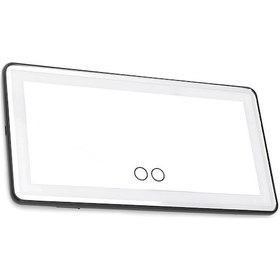 Resim Symbee Araç Aynası Led Işıklı Şarj Edilebilir 3 Modlu Dokunmatik Evrensel Makyaj Aynası Siyah 