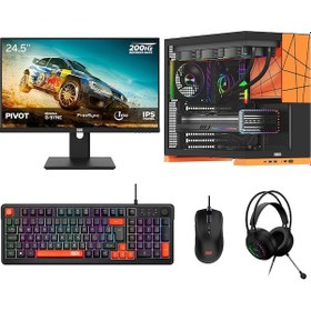 Resim Dragos DRX8227 R5-7500X3D 16 GB 512 GB NVMe 8 GB RTX5060 24.5" Free Dos Masaüstü Oyuncu Bilgisayarı 