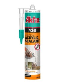 Resim Akfix AC 605 Akrilik Mastik 500 G Beyaz 
