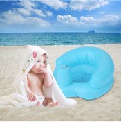 Resim Qingmipy Portatif Bebek Koltuğu: Şezlong, Banyo, Havuz Ve Plaj İçin Ergonomik Pvc Sandalye 