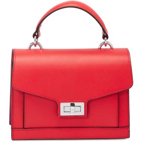 Resim Kırmızı Deri Kadın El Çantası - S24K1BC80266-S7U 