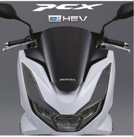 Resim Honda Pcx Ön Far Şeffaf Siyah Kaplama Sticker Etiket Modeli 