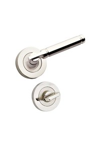 Resim Hira Verda Nikel Saten Rozetli Kapı Kolu Alüminyum (442652947) 