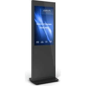 Resim Cletech C01 43” Totem Kabini + Samsung QM43C 43” Signage Monitör 