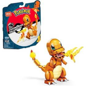 Resim Mega Construx Pokemon Charmander Buildable 180 Parça 