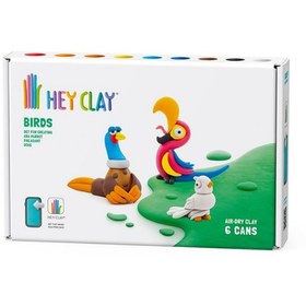Resim Hey Clay Yaratıcı Kil Seti - Pheasant, Ara Parrot, Dove 
