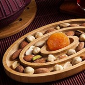 Resim Bambum Fufu Oval 3 Bölmeli Kahvaltılık & Çerezlik 