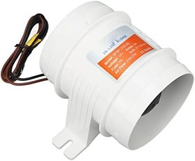 Resim Cocoarm 4 Inç Deniz Sintine Blower 12V 235CFM InLine Sintine Hava Blower RV Tekne Sintine Fanı Sessiz Ç Düşük Amper Çekişi Ile Karavanlar Tekneler Yatlar Için 