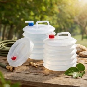 Resim tp Buğz Musluklu Akordiyon Katlanır Su Bidonu 10 Litre 
