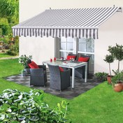 Resim Sunfun Polyester Tente Gri-Beyaz 300x200 cm 