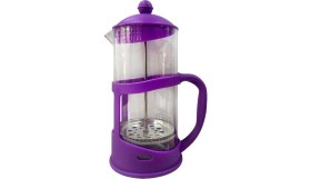 Resim Camlı Çay Demliği ve Makinesi, 1000 Ml, Şık Gri Renkli Set 