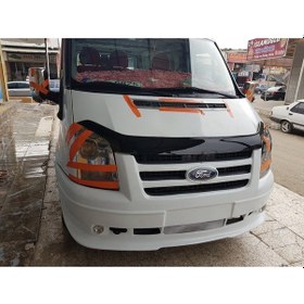 Resim Ford Transit Kaput Rüzgarlığı 2006-2014 Arası Parlak Siyah 