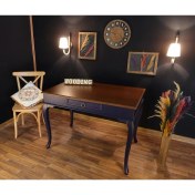 Resim Wooding 120 cm Tek Çekmeceli Masif Çalışma Masası 