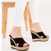 Resim Fox Shoes Siyah Kadın Terlik F674072005 