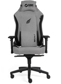 Resim Hawk Gaming Chair Hawk Gaming Chair Future Gray Kumaş Oyuncu Koltuğu 