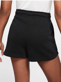 Resim Nike Sportswear Essential Women's French Terry Shorts Black Pamuklu Kısa Kadın Şort Siyah 