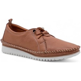 Resim Pandora Moda Y24.80.771 Hakiki Deri Kadın Günlük Ayakkabı Taba 