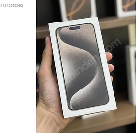 Resim Apple iPhone 15 Pro YD | 128 GB | Gri 