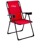 Resim Argeus Rest Bardaklıklı Kırmızı Katlanabilir Kamp Sandalyesi 