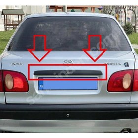 Resim Toyota Corolla Terra Arka Plakalık Çıtası 1998-2002 