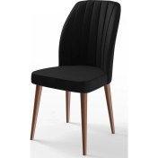 Resim Canisa Concept Etra Serisi Ahşap Gürgen Ayaklı 1.sınıf / 6 Adet Sandalye / Ayaklar Ceviz 