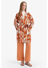 Resim DeFacto Regular Fit Esnek Belli Cepli Düz Paça Pantolon F0984AX25SMOG327 