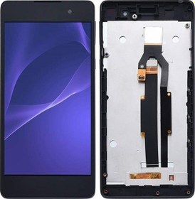 Resim Sony Uyumlu Xperia E5 Lcd Ekran Dokunmatik Siyah Çıtalı 