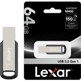 Resim Lexar M400 Metal 64gb Usb 3.2 Gen1 Flash Bellek 
