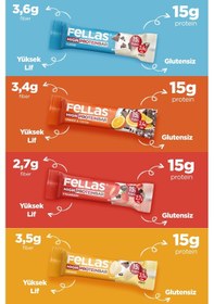 Resim Fellas Yüksek Protein Bar Süper Karma Kutu 24 Adet 