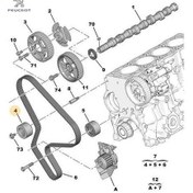 Resim Sargi Makarasi Dw8 Peugeot 531 0264 10/ Vkm 13244-122985 Cıtroen, Peugeot 0829.59 