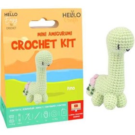 Resim Banadabak Crafts Hc131 Mini Amigurumi Crochet Kit Sevimli Dinozor Dino (1 Adet Fiyatıdır) 